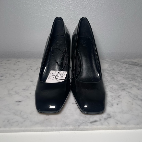H&M Black Patent Leather Heels - Picture 5 of 6
